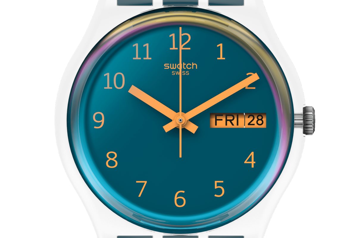 swatch スウォッチ 腕時計 メンズ レディース オリジナルズ ジェント ブルー・アウェイ Originals Gent BLUE AWAY SO28K700
