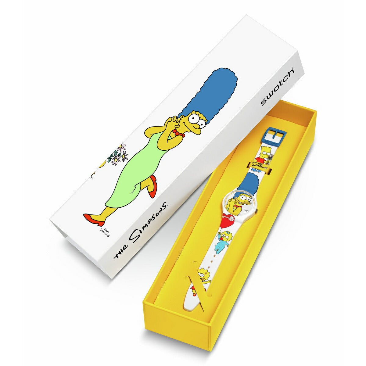 swatch スウォッチ BEST. MOM. EVER. ザ・シンプソンズ 腕時計 メンズ レディース オリジナルズ SO28Z116 THE SIMPSONS COLLECTION【2024 新作】