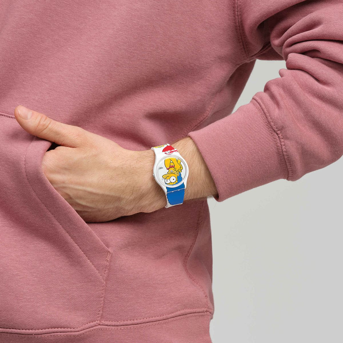 swatch スウォッチ BEST. MOM. EVER. ザ・シンプソンズ 腕時計 メンズ レディース オリジナルズ SO28Z116 THE SIMPSONS COLLECTION【2024 新作】