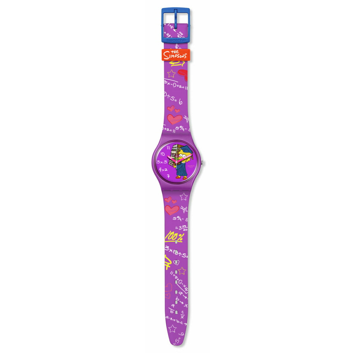 swatch スウォッチ ザ・シンプソンズ コラボモデル THE SIMPSIONS CLASS ACT 腕時計 メンズ レディース SO28Z118【2024 新作】