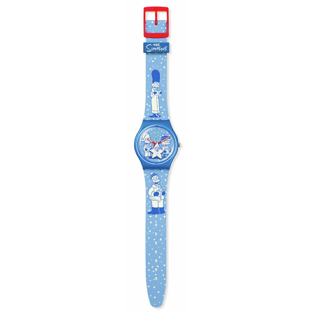 swatch スウォッチ ザ・シンプソンズ コラボモデル The Simpsons TIDINGS OF JOY SO28Z126 腕時計 メンズ レディース【2023 新作】