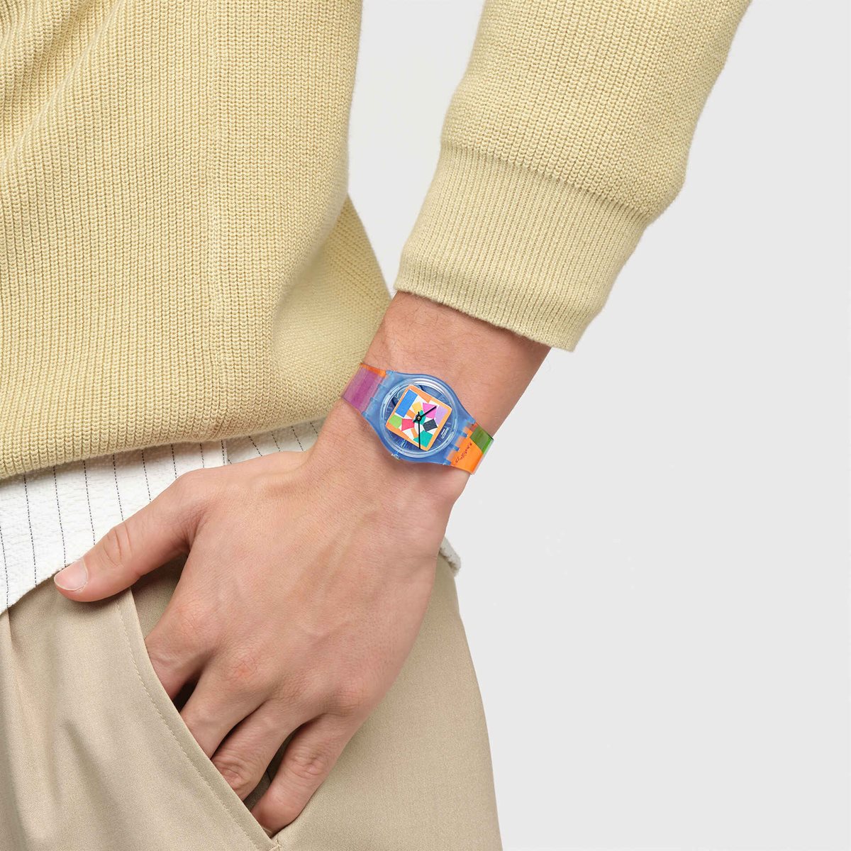 swatch スウォッチ MATISSE'S SNAIL マティス 腕時計 オリジナルズ GENT BIOSOURCED SO28Z127 Swatch × Tate Gallery Swatch Art Journey