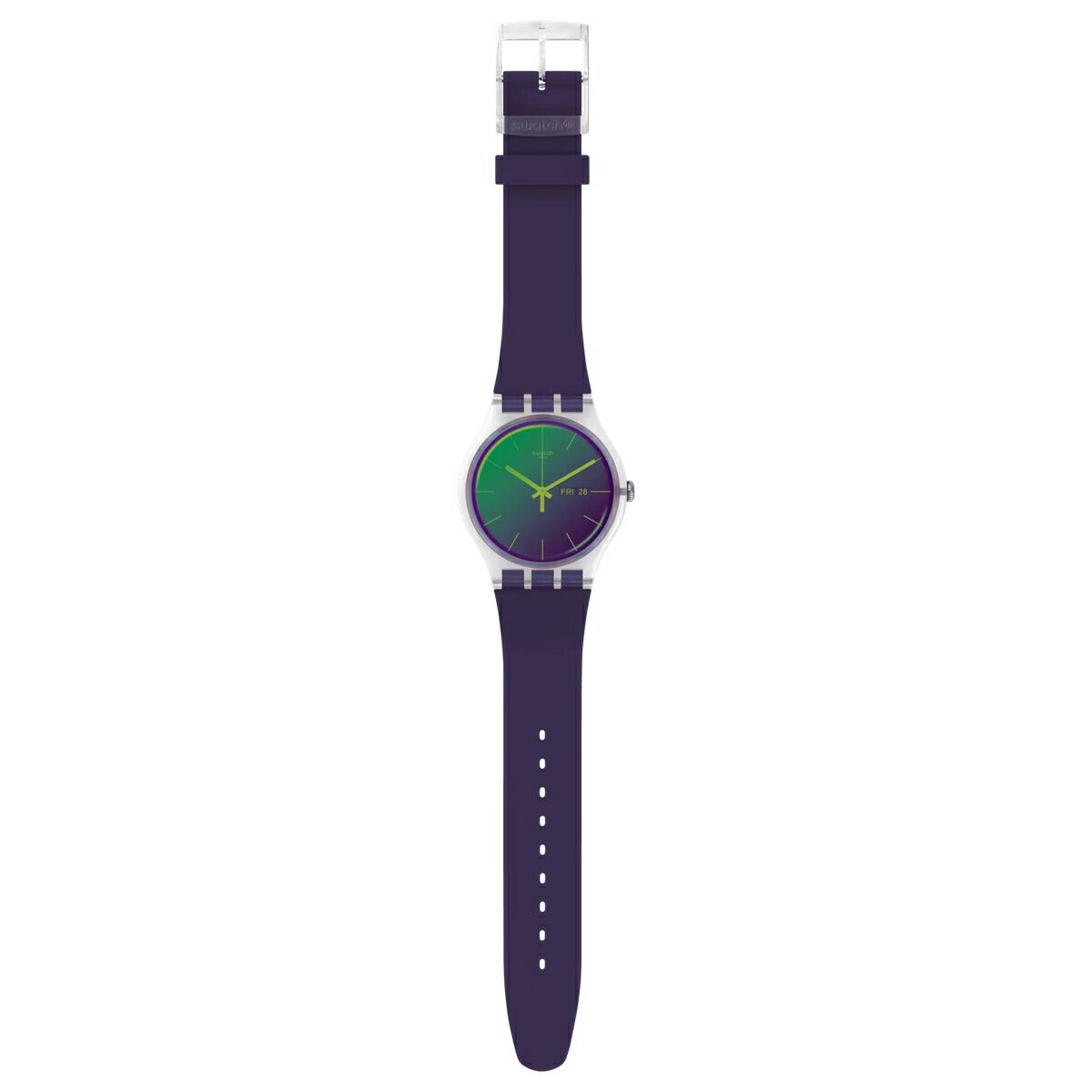 swatch スウォッチ 腕時計 メンズ レディース オリジナルズ ニュージェント ポーラパープル Originals New Gent POLAPURPLE SO29K703