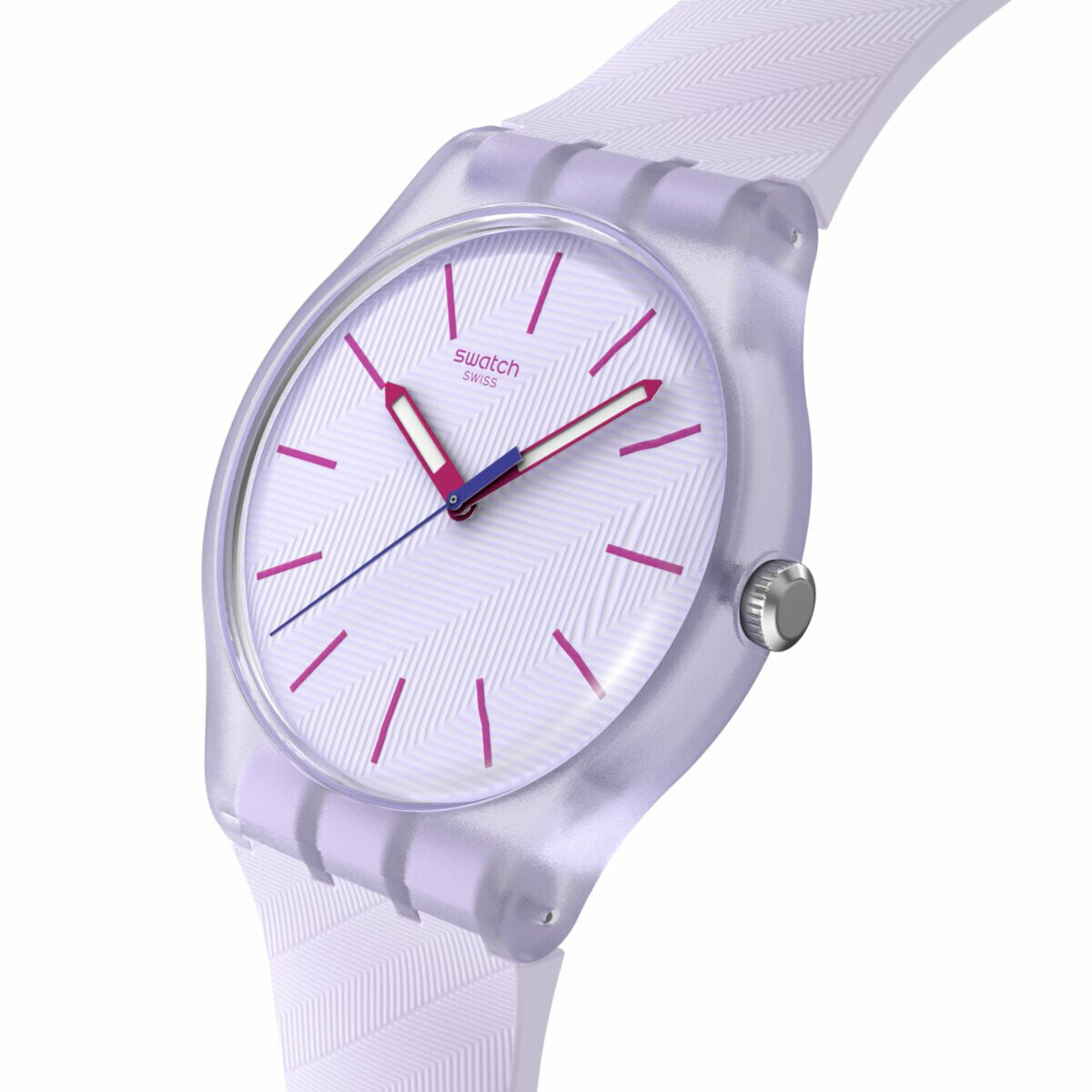 swatch スウォッチ 腕時計 メンズ レディース オリジナルズ ニュージェント バイオソース ORIGINALS NEW GENT BIOSOURCED LAVENDAZE SO29V101【2025 新作】