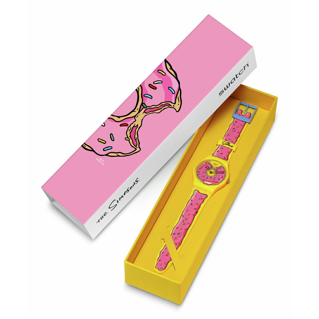 swatch スウォッチ ザ・シンプソンズ コラボモデル The Simpsons SECONDS OF SWEETNESS SO29Z134 腕時計 メンズ レディース