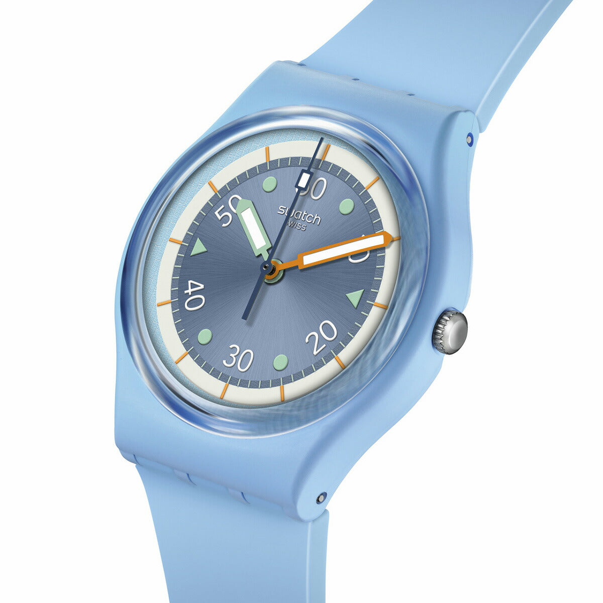 swatch スウォッチ 腕時計 メンズ レディース オリジナルズ ジェント バイオセラミック GENT BIOCERAMIC FROZEN WATERFALL SO31L100【2024 新作】