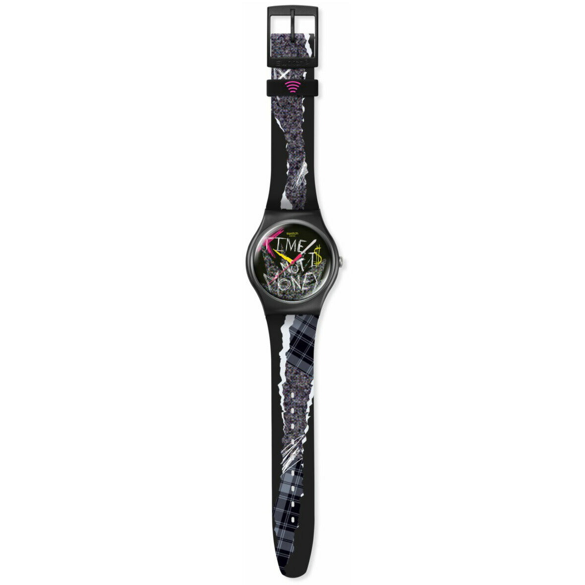 swatch スウォッチ 腕時計 メンズ レディース オリジナルズ ORIGINALS SWATCH NO RULES BLANK CHECK SO32B122-5300【2025 新作】