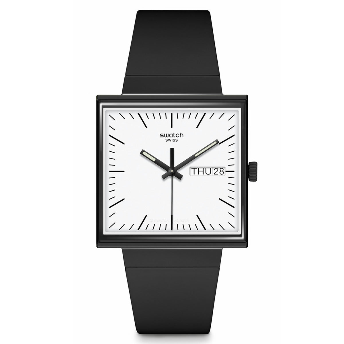 swatch スウォッチ WHAT IF...BLACK? 腕時計 メンズ レディース SO34B700 BIOCERAMIC WHAT IF? ブラック