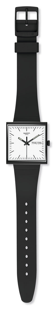 swatch スウォッチ WHAT IF...BLACK? 腕時計 メンズ レディース SO34B700 BIOCERAMIC WHAT IF? ブラック