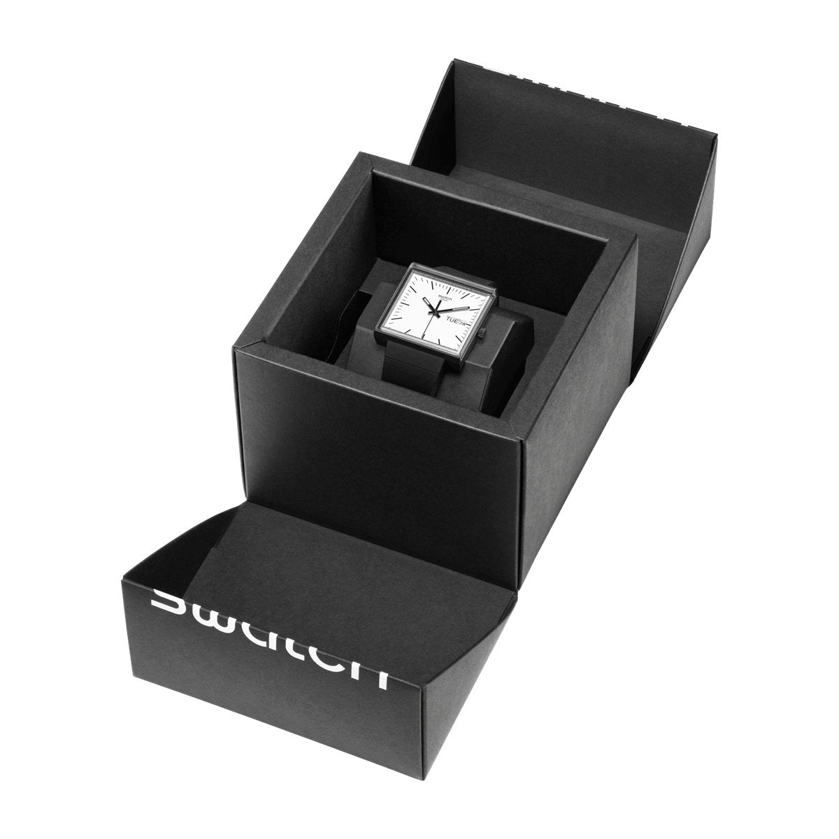 swatch スウォッチ WHAT IF...BLACK? 腕時計 メンズ レディース SO34B700 BIOCERAMIC WHAT IF? ブラック
