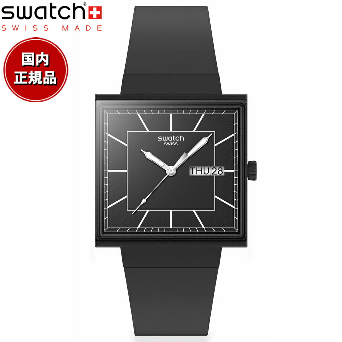 swatch スウォッチ 腕時計 メンズ レディース オリジナルズ ORIGINALS WHAT IF…BLACKAGAIN? SO34B7 –  neel selectshop