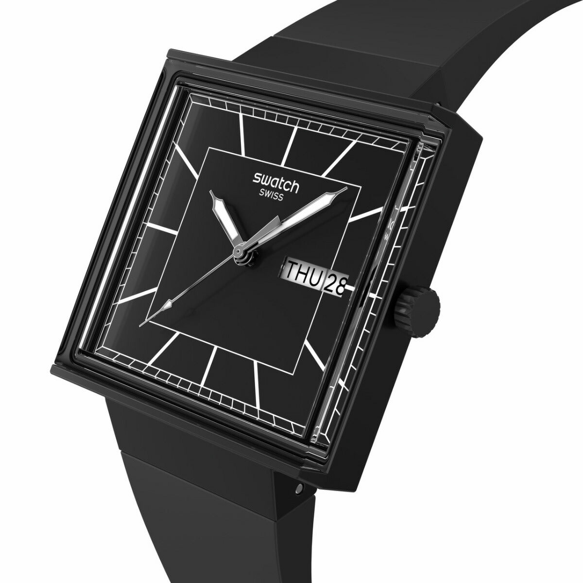 swatch スウォッチ 腕時計 メンズ レディース オリジナルズ ORIGINALS WHAT IF…BLACKAGAIN? SO34B701【2024 新作】