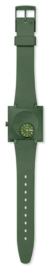 swatch スウォッチ WHAT IF...GREEN? 腕時計 メンズ レディース SO34G700 BIOCERAMIC WHAT IF? グリーン ホワイト