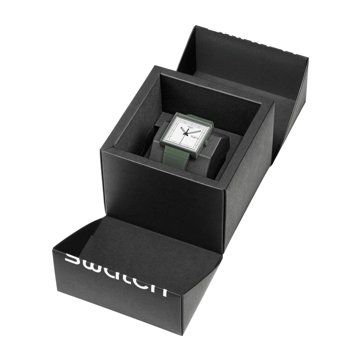 swatch スウォッチ WHAT IF...GREEN? 腕時計 メンズ レディース SO34G700 BIOCERAMIC WHAT IF? グリーン ホワイト