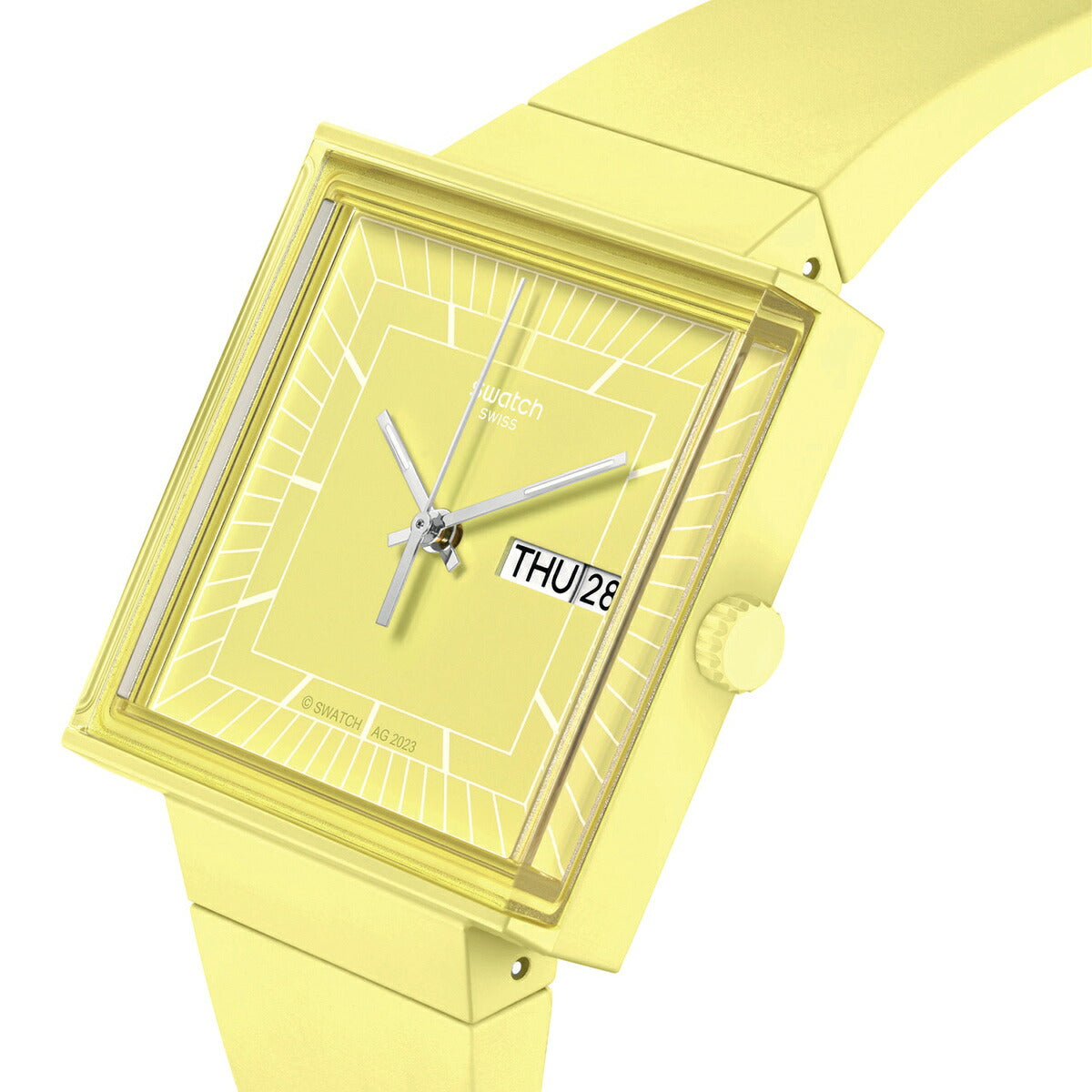 swatch スウォッチ 腕時計 メンズ レディース オリジナルズ バイオセラミック BIOCERAMIC WHAT IF...LEMON? SO34J700【2024 新作】