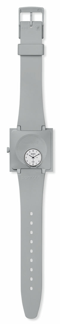 swatch スウォッチ WHAT IF...GRAY? 腕時計 メンズ レディース SO34M700 BIOCERAMIC WHAT IF? グレー ホワイト