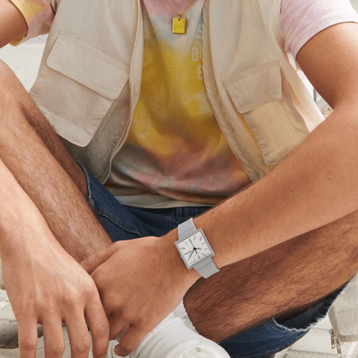 swatch スウォッチ WHAT IF...GRAY? 腕時計 メンズ レディース SO34M700 BIOCERAMIC WHAT IF? グレー ホワイト