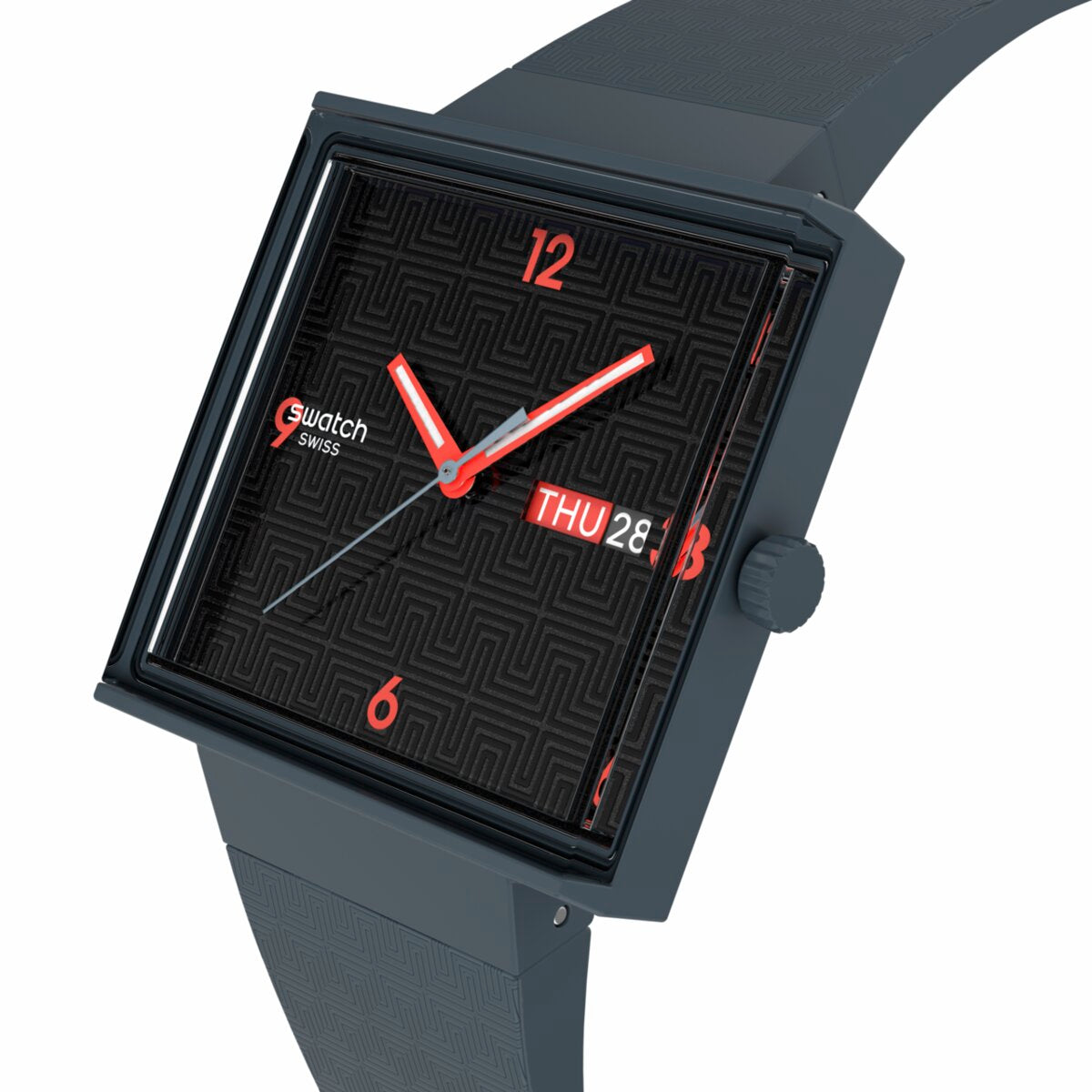 swatch スウォッチ 腕時計 メンズ レディース オリジナルズ スクエア バイオセラミック ORIGINALS SQUARE BIOCERAMIC SQUARED OFF SO34M701【2025 新作】