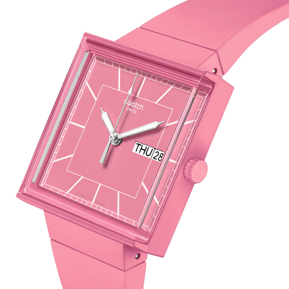 swatch スウォッチ 腕時計 メンズ レディース オリジナルズ バイオセラミック BIOCERAMIC WHAT IF...ROSE? SO34P700【2024 新作】