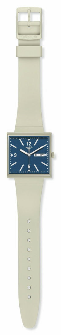 swatch スウォッチ WHAT IF...BEIGE? 腕時計 メンズ レディース SO34T700 BIOCERAMIC WHAT IF? ベージュ ブルー