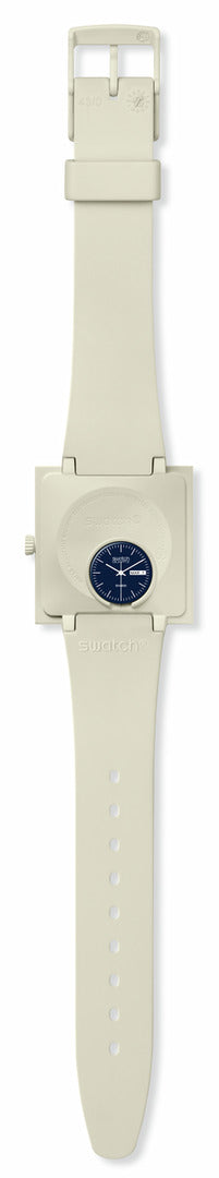 swatch スウォッチ WHAT IF...BEIGE? 腕時計 メンズ レディース SO34T700 BIOCERAMIC WHAT IF? ベージュ ブルー