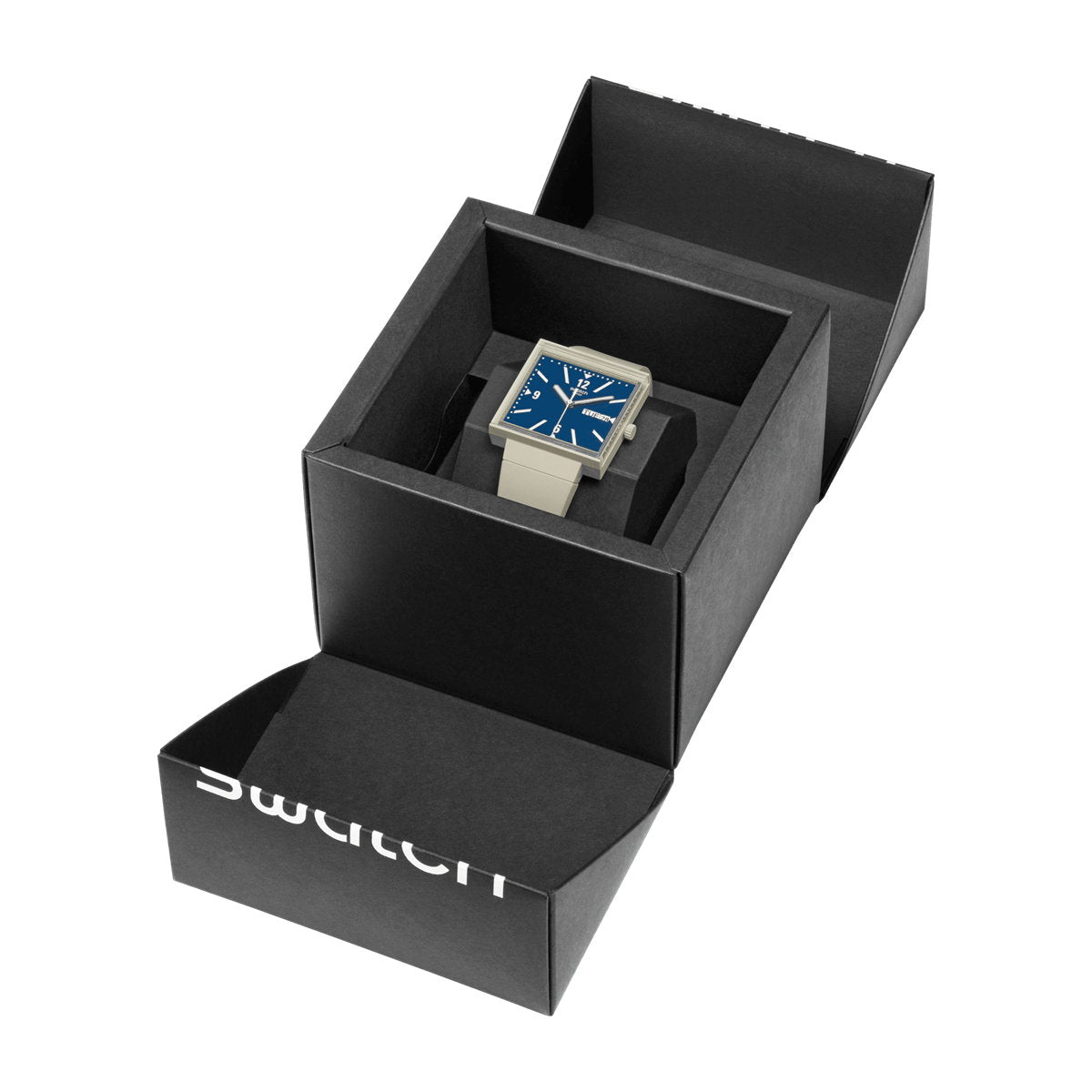 swatch スウォッチ WHAT IF...BEIGE? 腕時計 メンズ レディース SO34T700 BIOCERAMIC WHAT IF? ベージュ ブルー