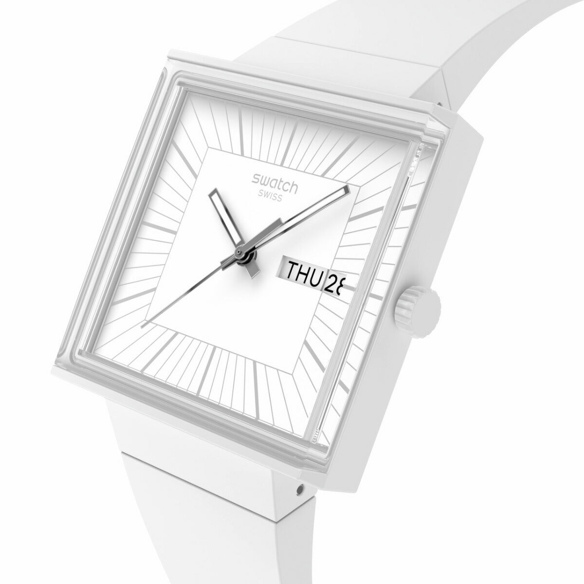 swatch スウォッチ 腕時計 メンズ レディース オリジナルズ ORIGINALS WHAT IF…ALLWHITE? SO34W700【2024 新作】