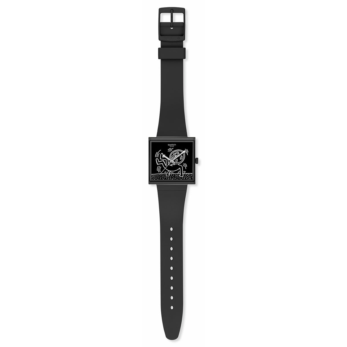 swatch スウォッチ SQUARE BIOCERAMIC 腕時計 メンズ レディース SO34Z103 BREAK LOOSE【2024 新作】
