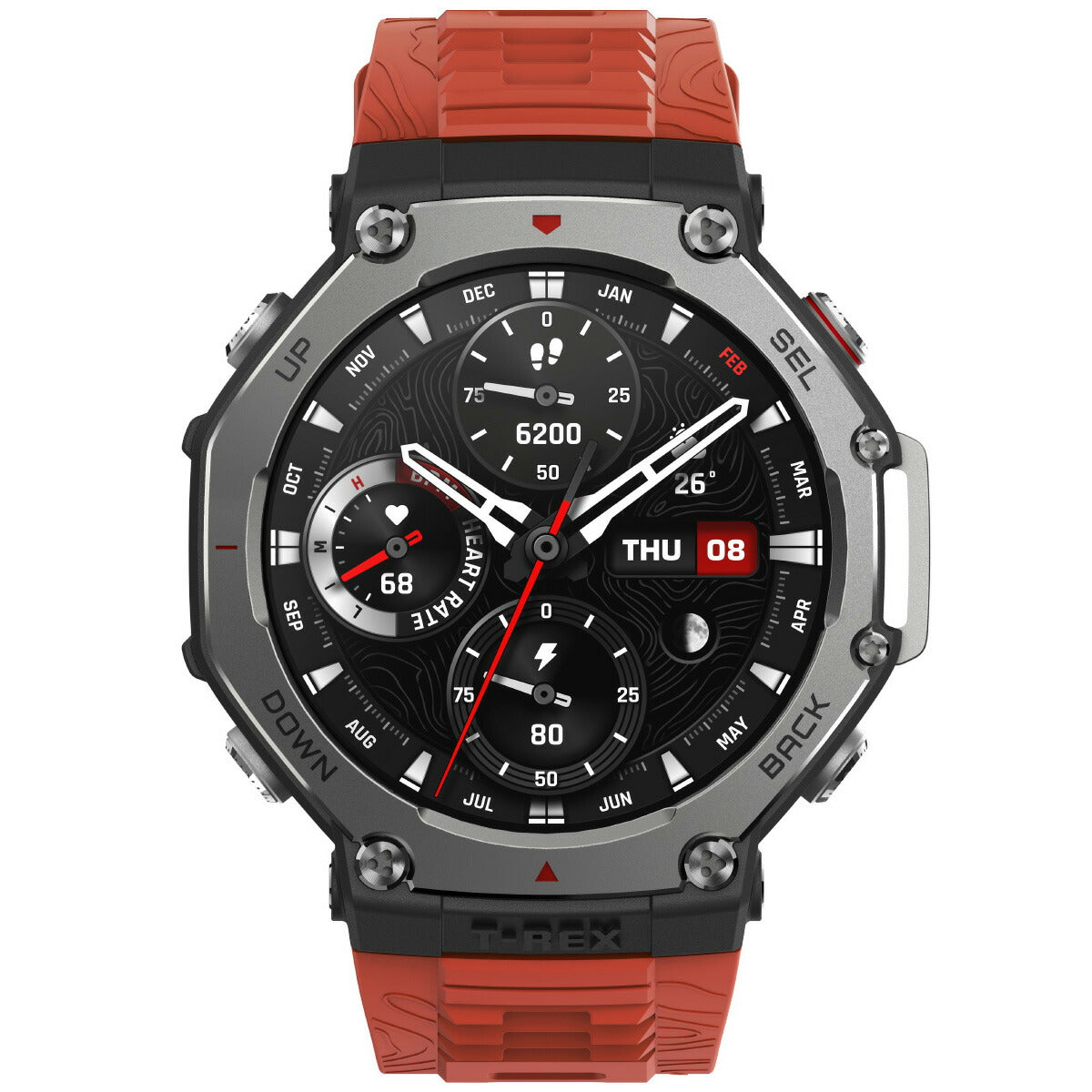 アマズフィット AMAZFIT スマートウォッチ T-Rex 3 ラバ 腕時計 メンズ レディース GPS 登山 ウェアラブル SP170069C219