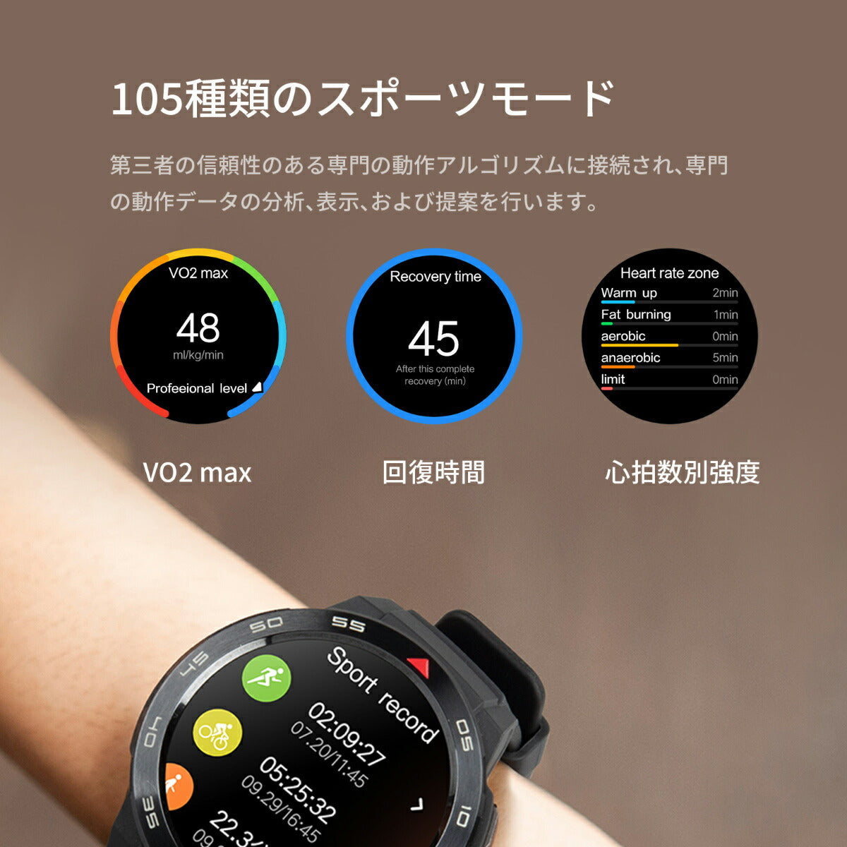 ミブロ Mibro スマートウォッチ Mibro Watch GS Pro SP380009-C01 腕時計 メンズ レディース