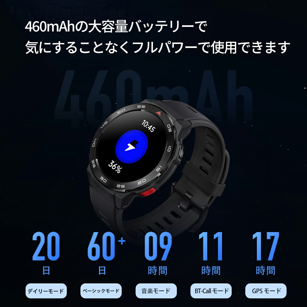 ミブロ Mibro スマートウォッチ Mibro Watch GS Pro SP380009-C01 腕時計 メンズ レディース