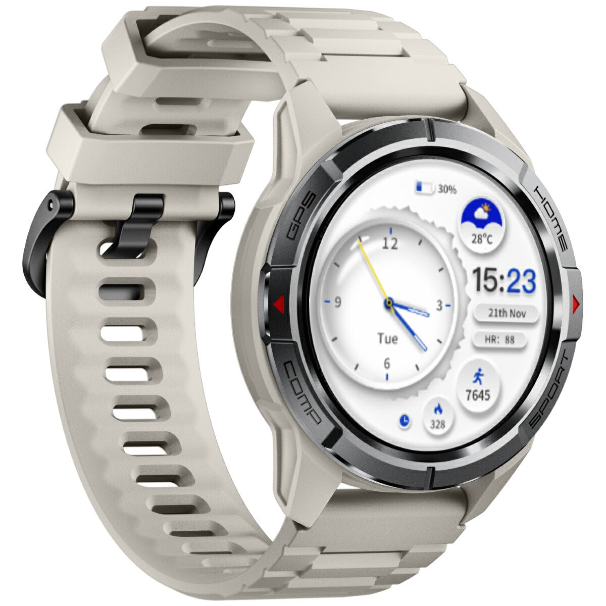 ミブロ Mibro スマートウォッチ Mibro GS Active SP380010-C02 ホワイト 腕時計 メンズ レディース