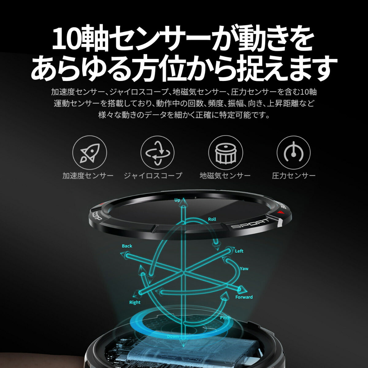 ミブロ Mibro スマートウォッチ Mibro GS Active SP380010-C09 グレー 腕時計 メンズ レディース