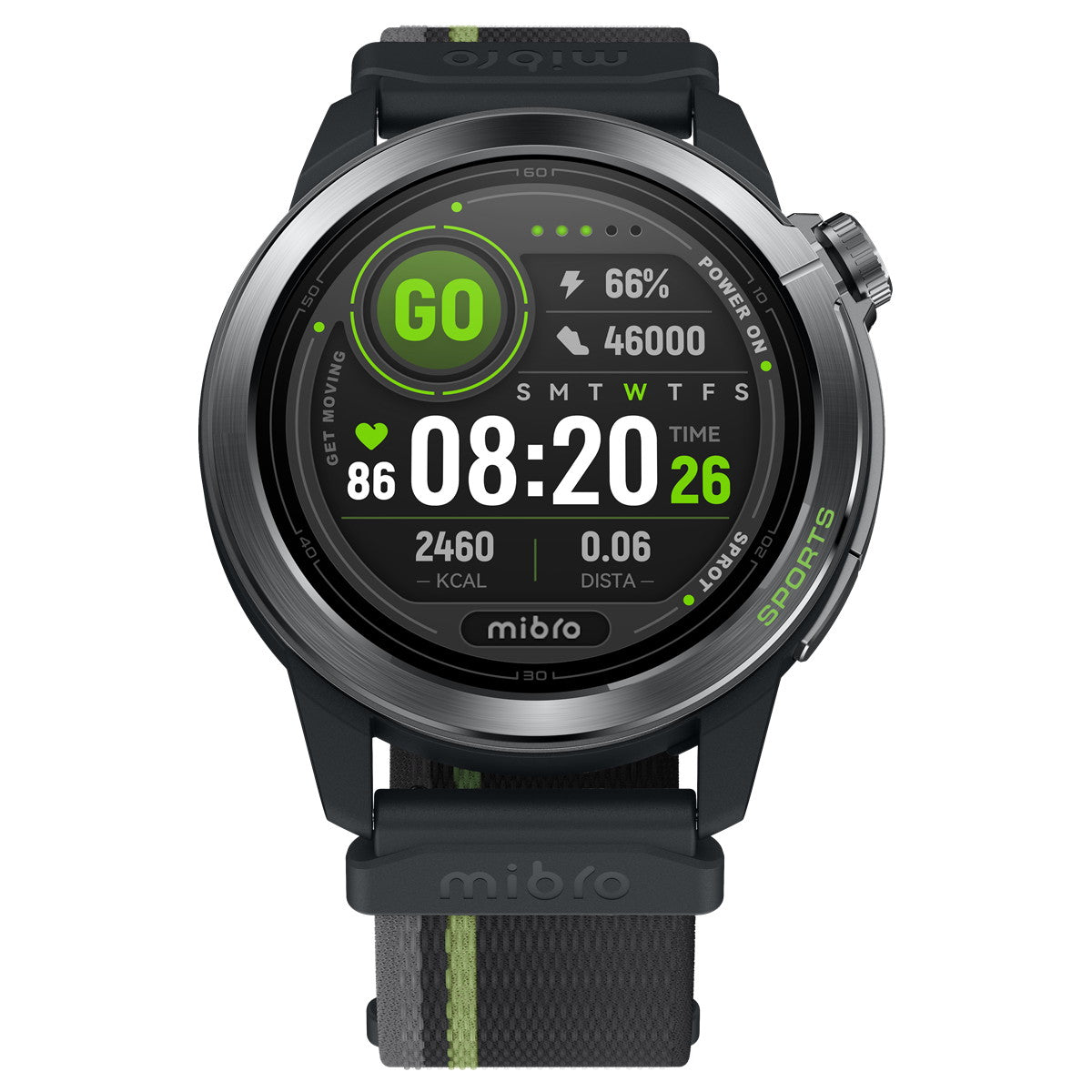 ミブロ Mibro スマートウォッチ Mibro GS Active2 SP380015-C22 腕時計 メンズ レディース ダークグレー【2025 新作】