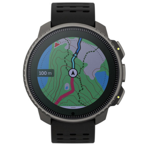 スント SUUNTO VERTICAL Titanium Solar Black バーティカル チタニウム ソーラー ブラック スマートウォッチ 腕時計 メンズ レディース SS050858000
