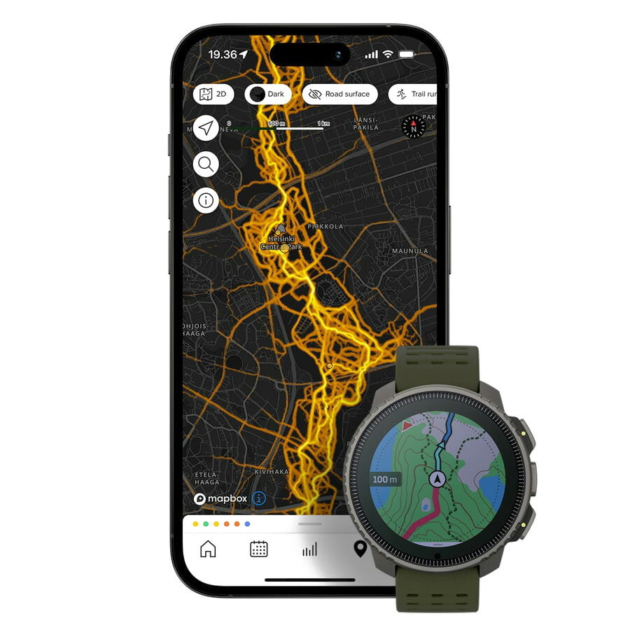 スント SUUNTO VERTICAL Titanium Solar Forest バーティカル チタニウム ソーラー フォレスト スマートウォッチ 腕時計 メンズ レディース SS050859000
