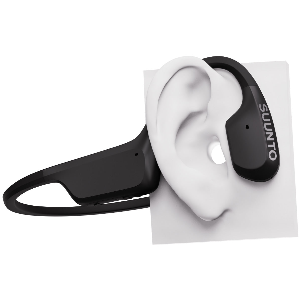 スント SUUNTO Aqua Black アクア ブラック 骨伝導イヤホン オープンイヤー ヘッドホン ワイヤレスイヤホン 水泳 SS051023000