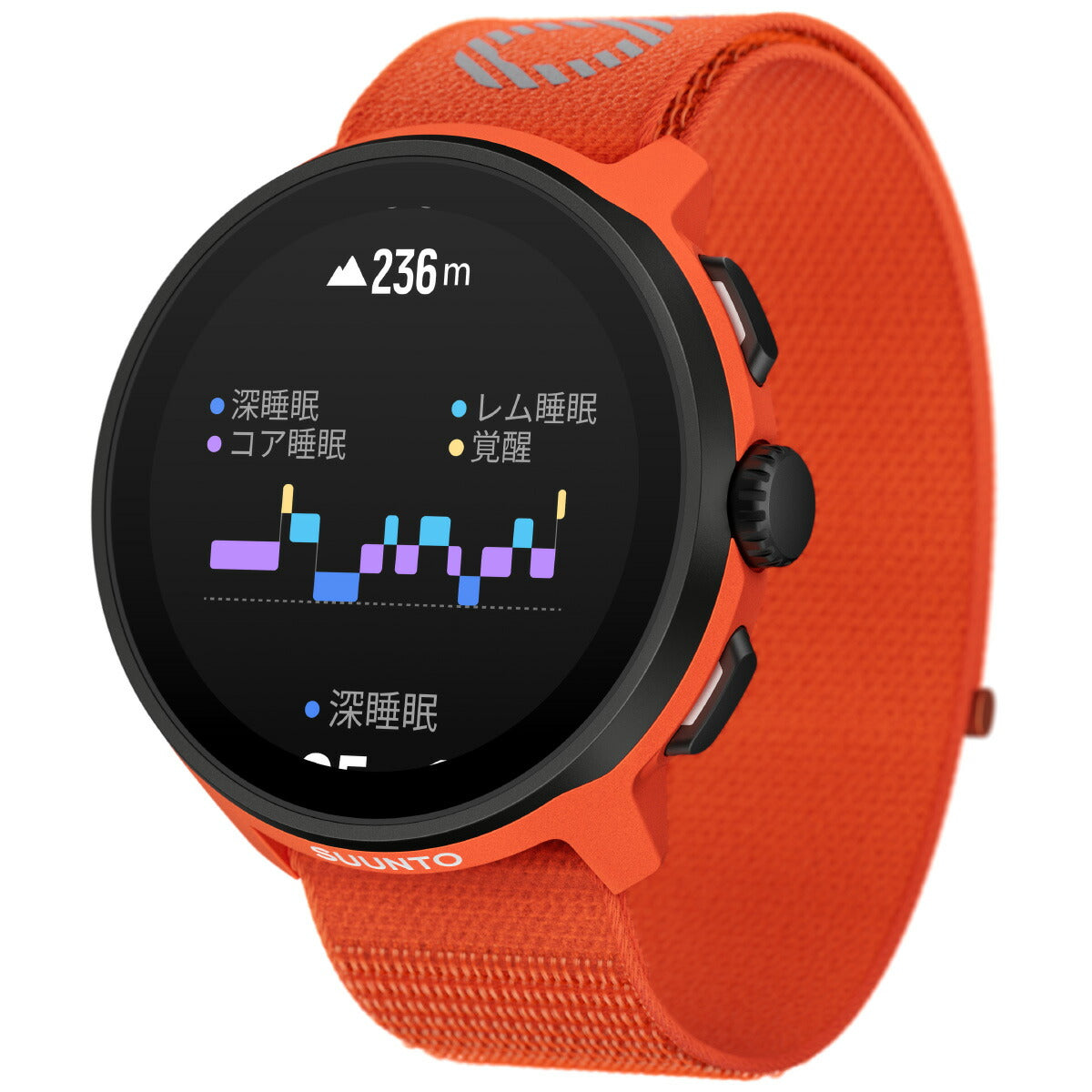 スント SUUNTO RUN CORAL ORANGE ラン コーラルオレンジ スマートウォッチ 腕時計 メンズ レディース SS051112000【2025 新作】