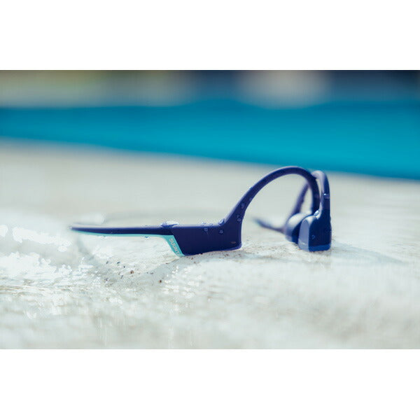 スント SUUNTO Aqua Light Reef Blue アクア ライト リーフブルー 骨伝導イヤホン オープンイヤー ヘッドホン ワイヤレスイヤホン 水泳 SS051125000