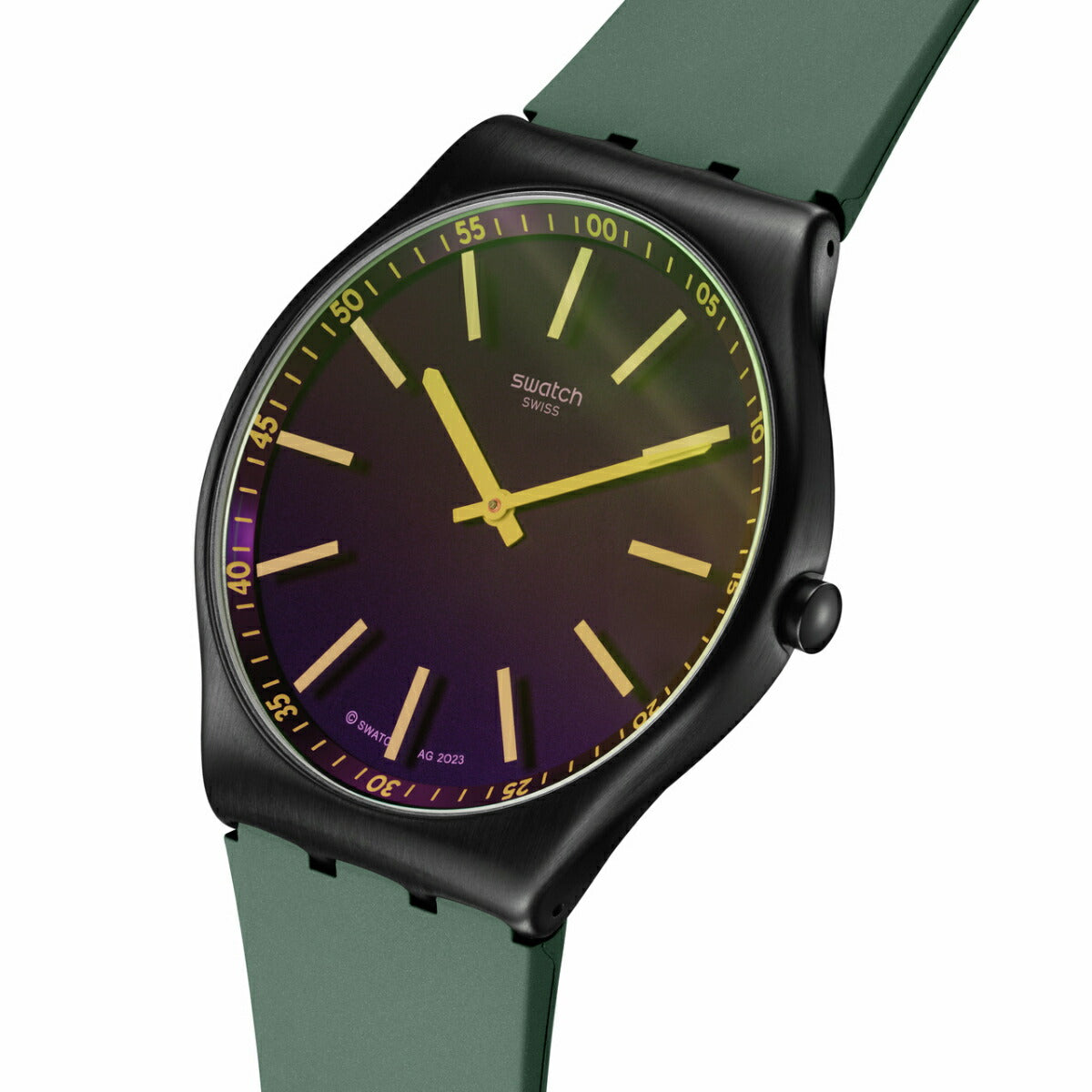 swatch スウォッチ スキン SKIN GREEN VISION 腕時計 メンズ レディース SS07B112【2024 新作】
