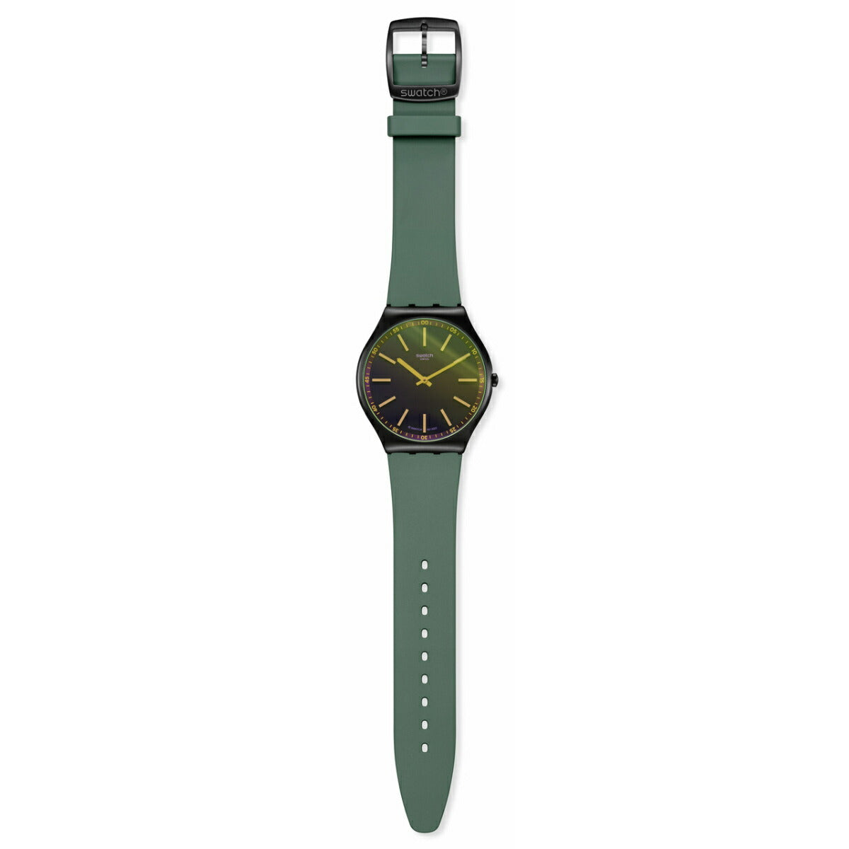 swatch スウォッチ スキン SKIN GREEN VISION 腕時計 メンズ レディース SS07B112【2024 新作】