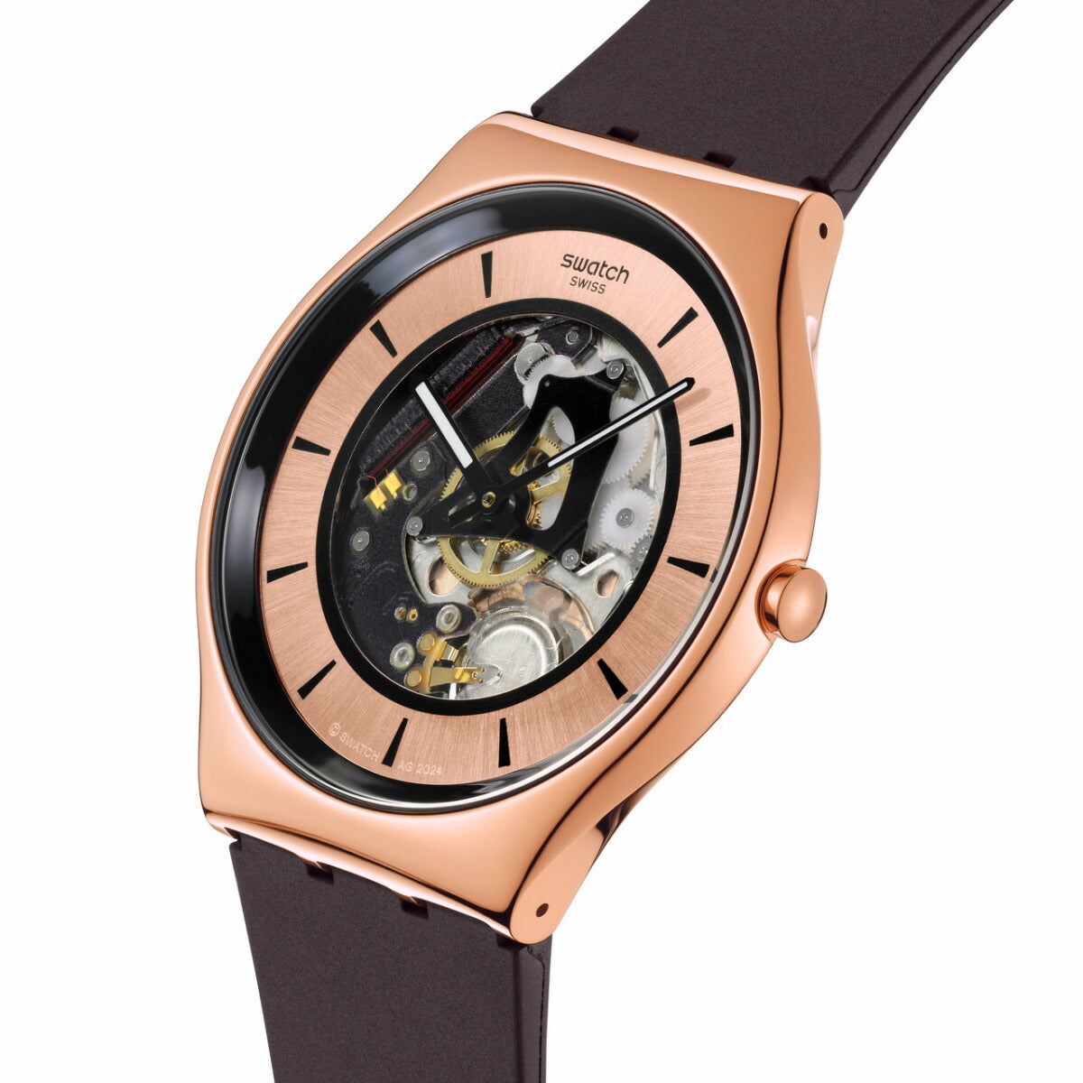 swatch スウォッチ 腕時計 メンズ レディース スキン SKIN COPPER FLAME SS07G107【2024 新作】