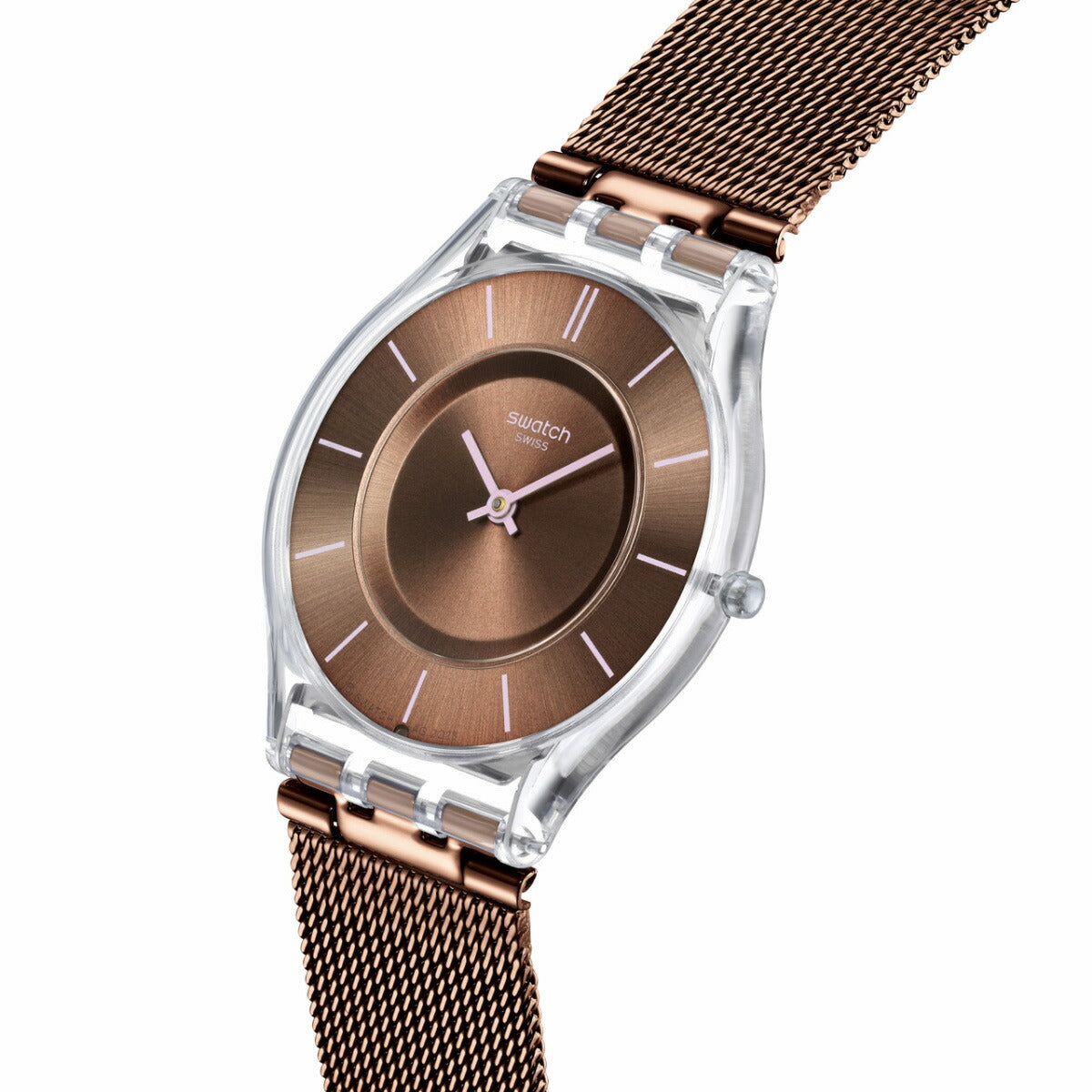 swatch スウォッチ 腕時計 レディース スキン SKIN MOCHA IN MIND SS08K121M【2024 新作】