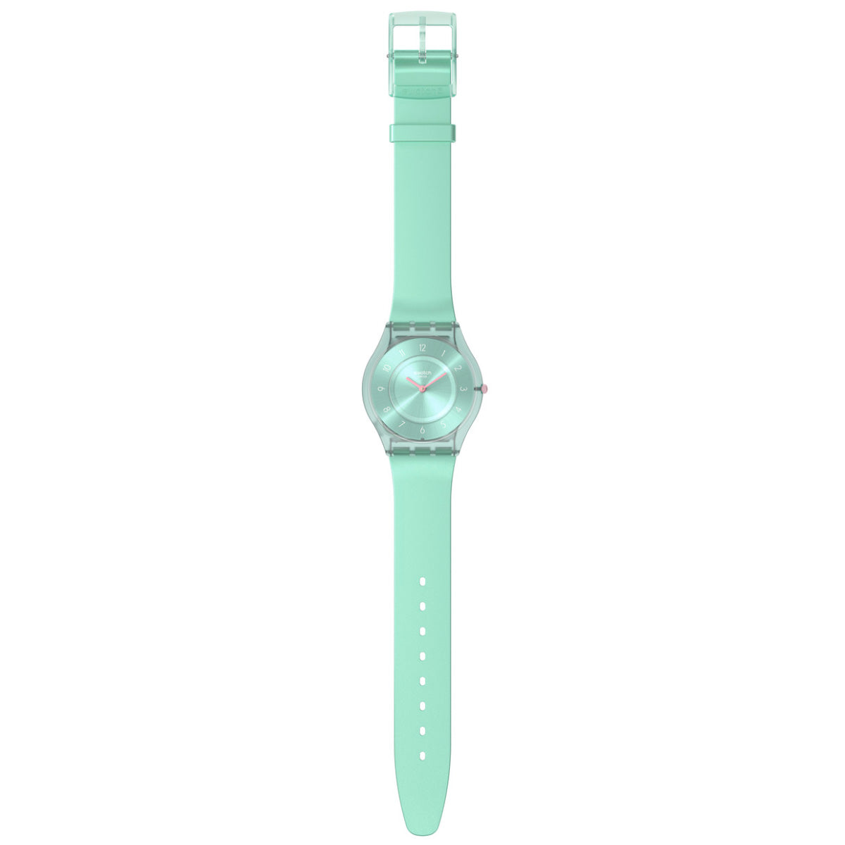 swatch スウォッチ 腕時計 メンズ レディース スキン SKIN PASTELICIOUS TEAL SS08L100