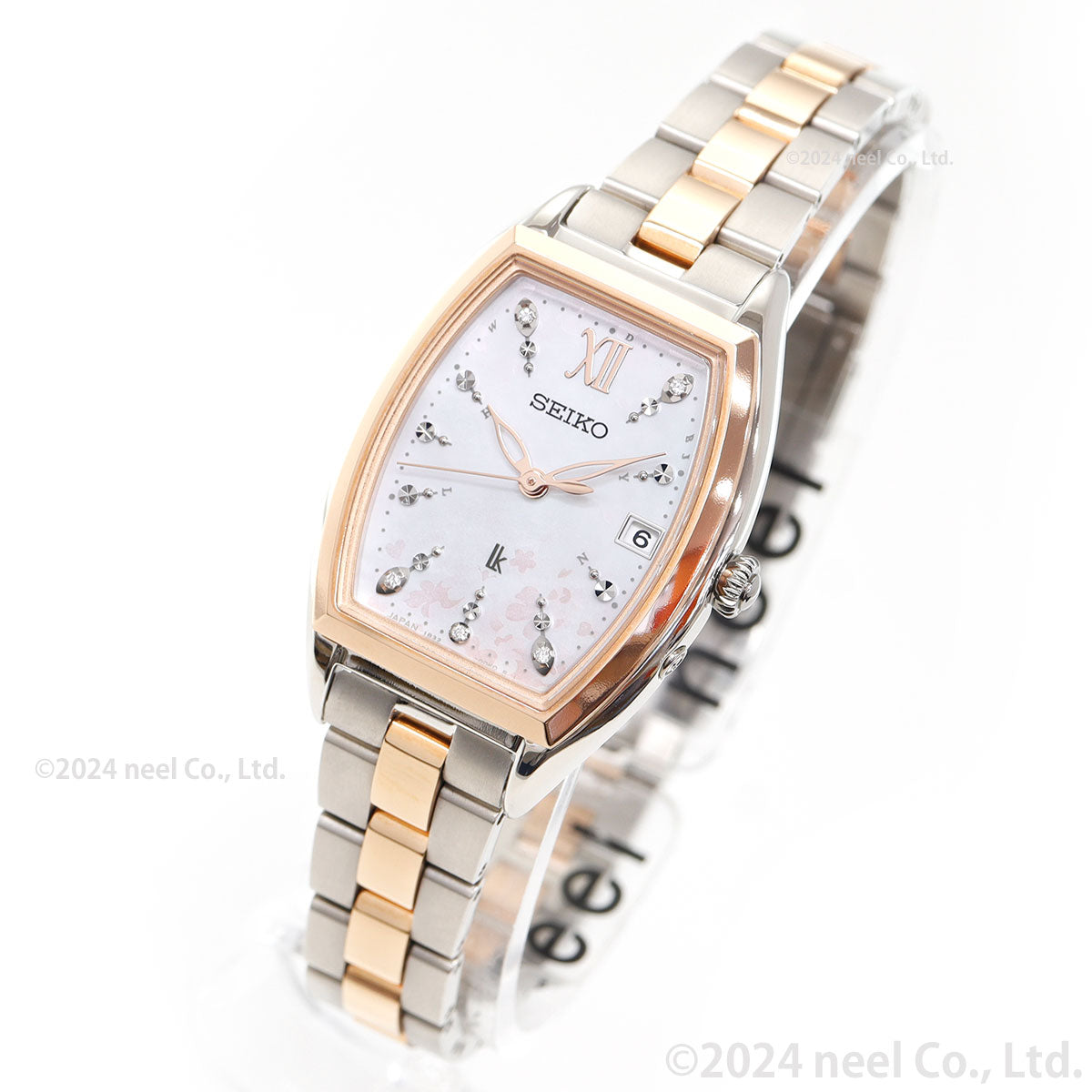 セイコー ルキア SEIKO LUKIA 電波 ソーラー 電波時計 限定モデル 腕時計 レディース SSQW088 Essential Collection 2025 SAKURA Blooming Limited Edition 桜花爛漫【2025 新作】