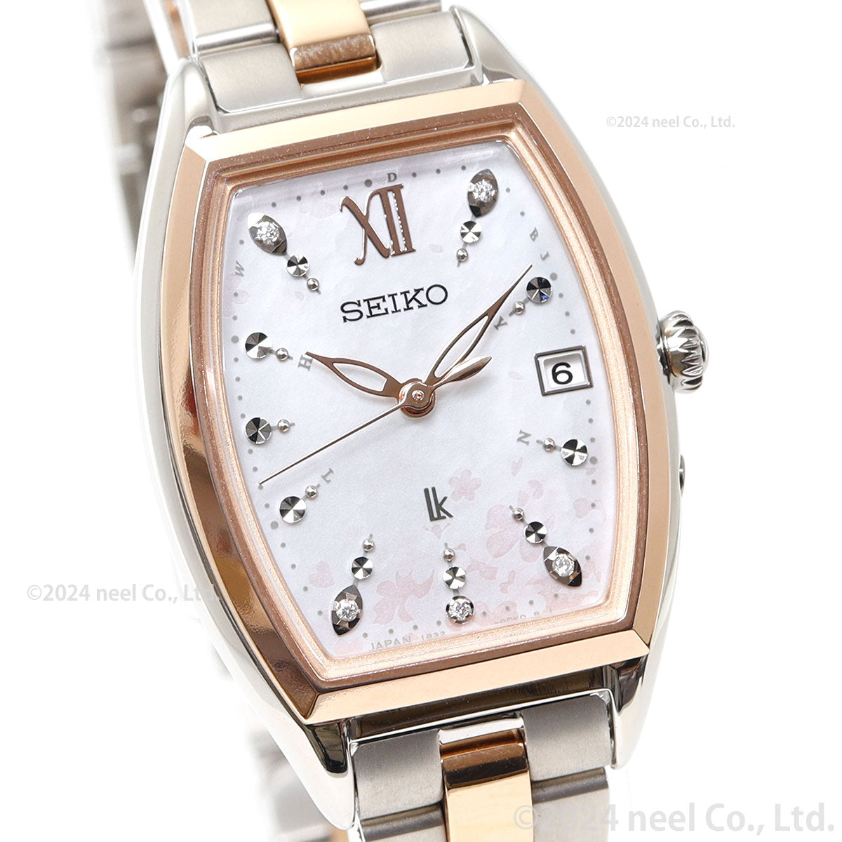 セイコー ルキア SEIKO LUKIA 電波 ソーラー 電波時計 限定モデル 腕時計 レディース SSQW088 Essential Collection 2025 SAKURA Blooming Limited Edition 桜花爛漫【2025 新作】