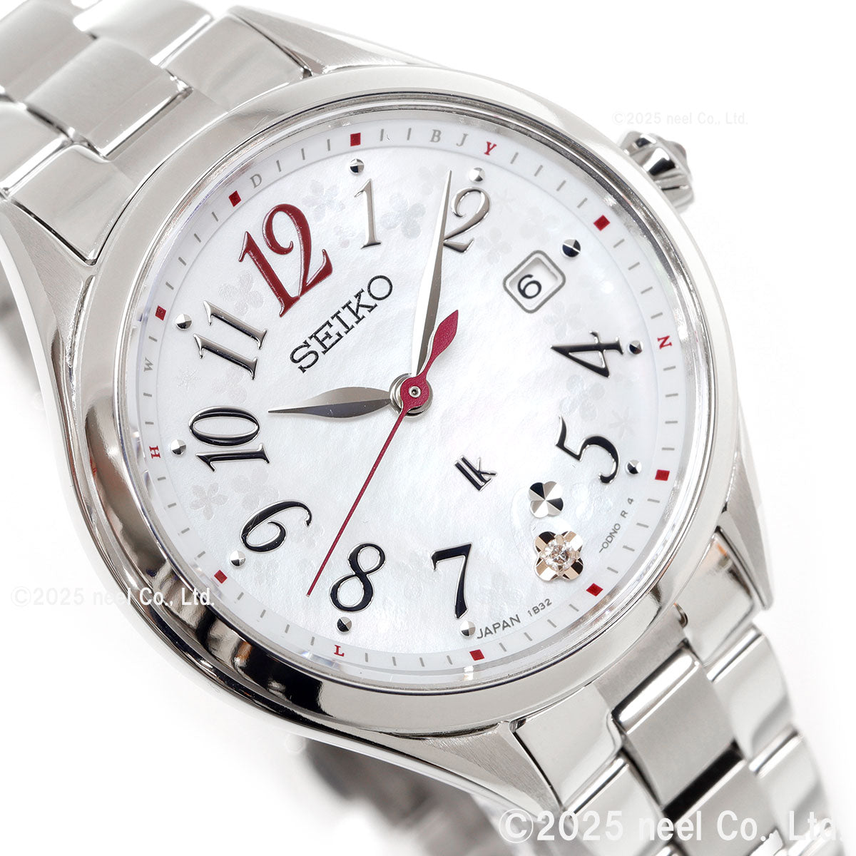 セイコー ルキア SEIKO LUKIA 電波 ソーラー 電波時計 腕時計 レディース Grow SSQW091 Flower Garden【2025 新作】
