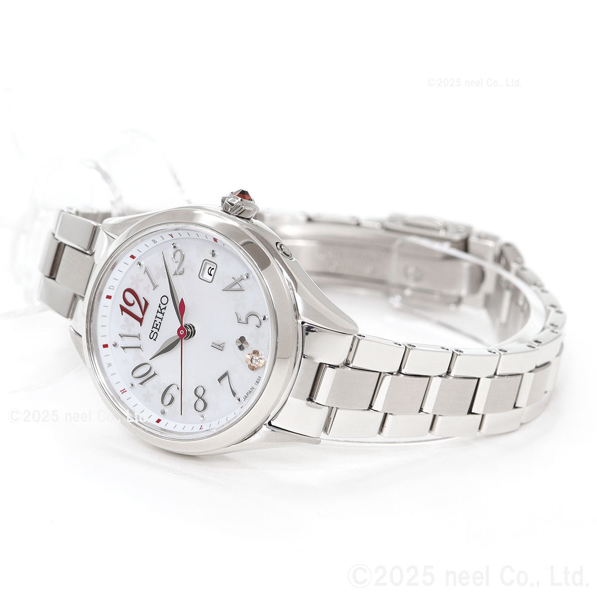 セイコー ルキア SEIKO LUKIA 電波 ソーラー 電波時計 腕時計 レディース Grow SSQW091 Flower Garden【2025 新作】