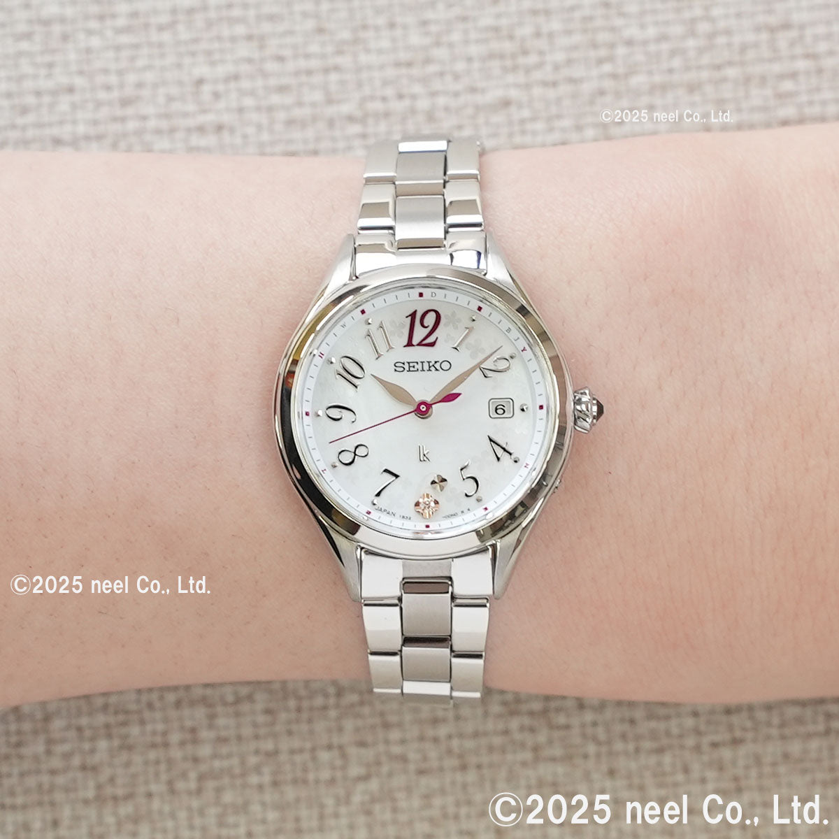 セイコー ルキア SEIKO LUKIA 電波 ソーラー 電波時計 腕時計 レディース Grow SSQW091 Flower Garden【2025 新作】