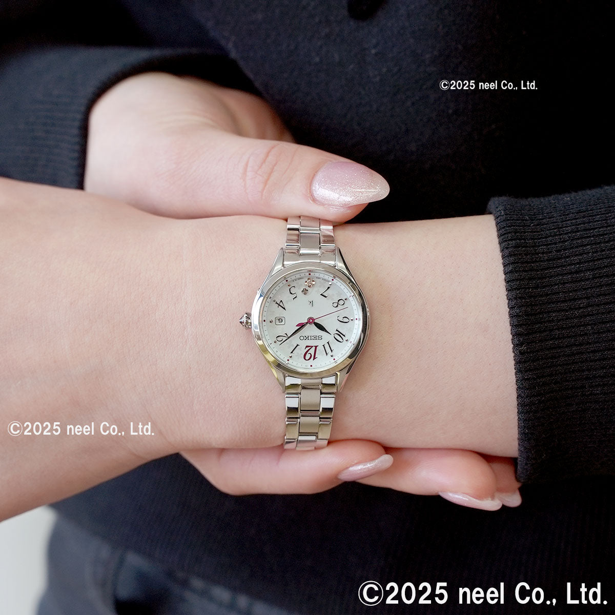 セイコー ルキア SEIKO LUKIA 電波 ソーラー 電波時計 腕時計 レディース Grow SSQW091 Flower Garden【2025 新作】